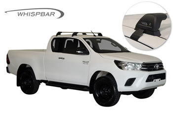 Yakima/Whispbar roof racks Toyota Hilux